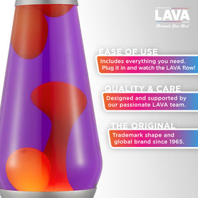Lava Original Lava Lamp wax flow showcases mesmerizing motion for evenings