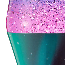 Lava Polar Glimmer globe with multicolor accents enhances mood lighting and conversation.