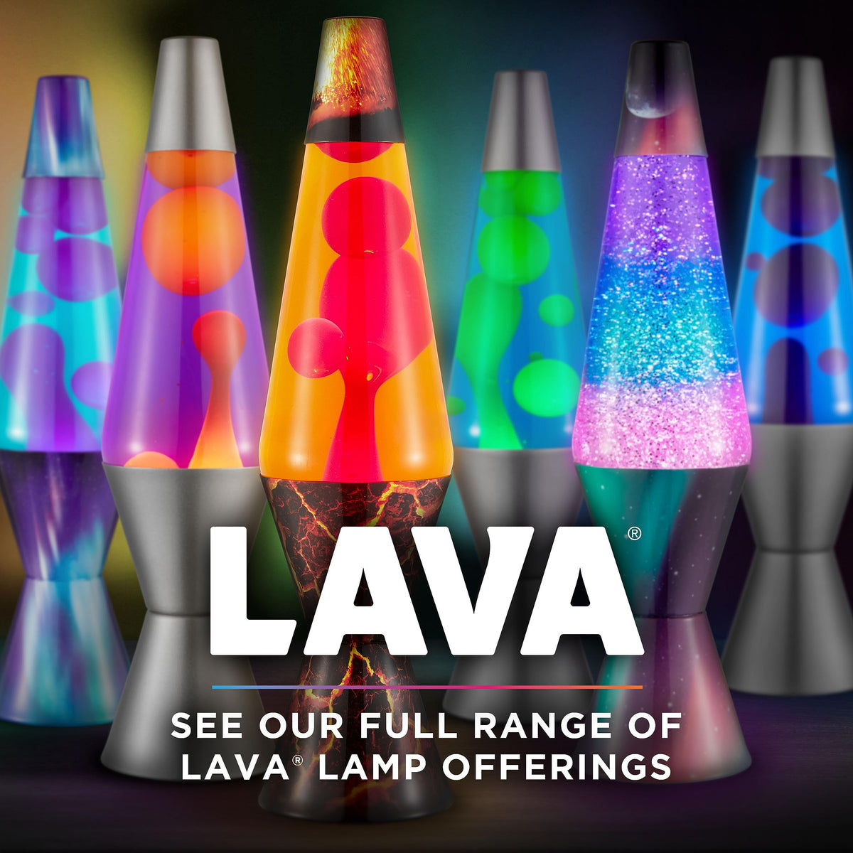 Lava Polar Glimmer liquid remains clear for a pristine, soothing visual flow.