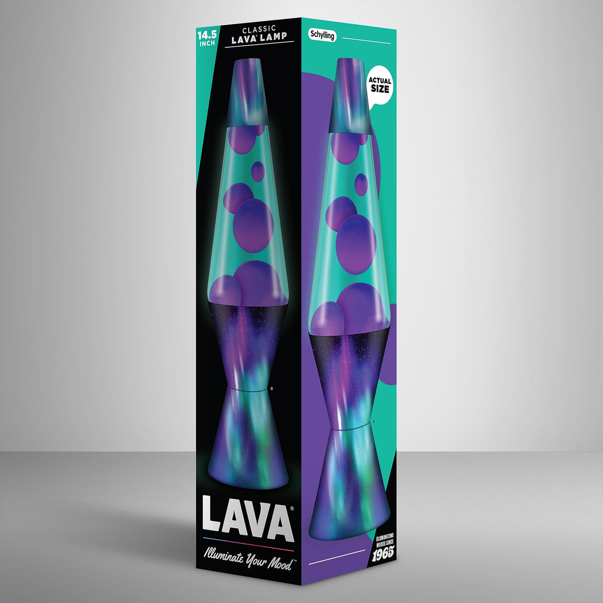 Lava power cord with built-in switch for simple operation.