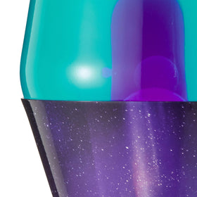 Lava purple wax close-up highlighting slow movement.