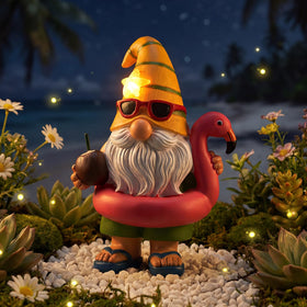 Lavezee night-light gnome for garden or balcony evenings