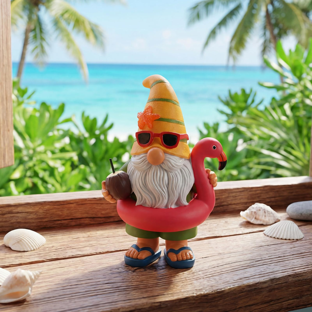 Lavezee tiki party gnome decor brings playful flair to events