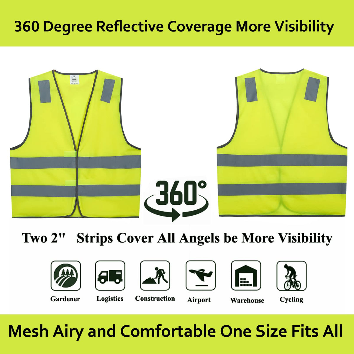 Lavori-AK 20-pack bulk vests support consistent crew safety.