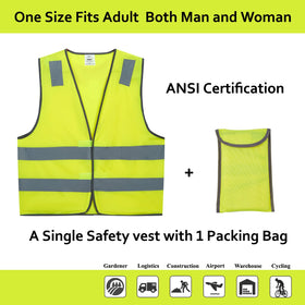 Lavori-AK ANSI-certified vest ensures reliable visibility on job sites.
