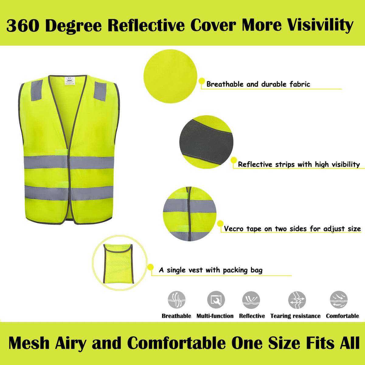 Lavori-AK high-visibility workwear enhances daytime and low-light awareness.
