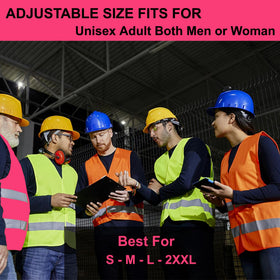 Lavori-AK Pink Safety Vest pack of 10 for teams and events