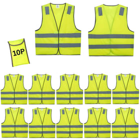 Lavori-AK safety vest with packaging bag showing portable design for on-site transport