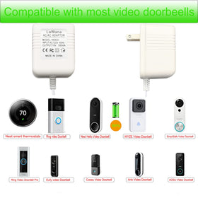LaWana wall-wiring-through-hole installation provides continuous doorbell power.