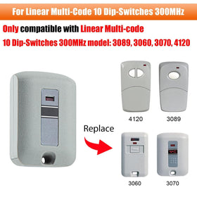 LAWOHO two-pack remote packaging for Linear Multi-Code compatibility