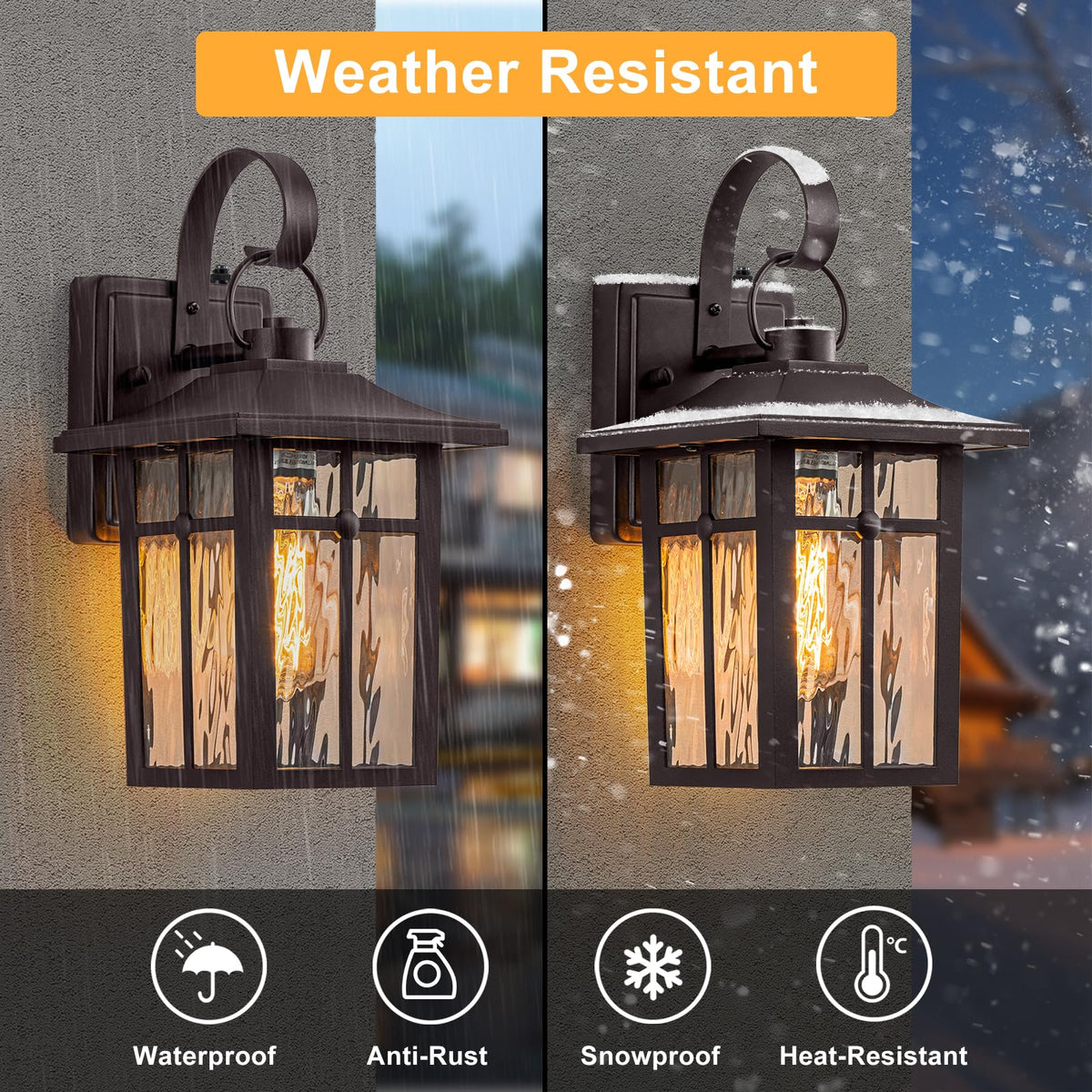Lawyettle waterproof aluminum body withstands rain and seasonal weather.
