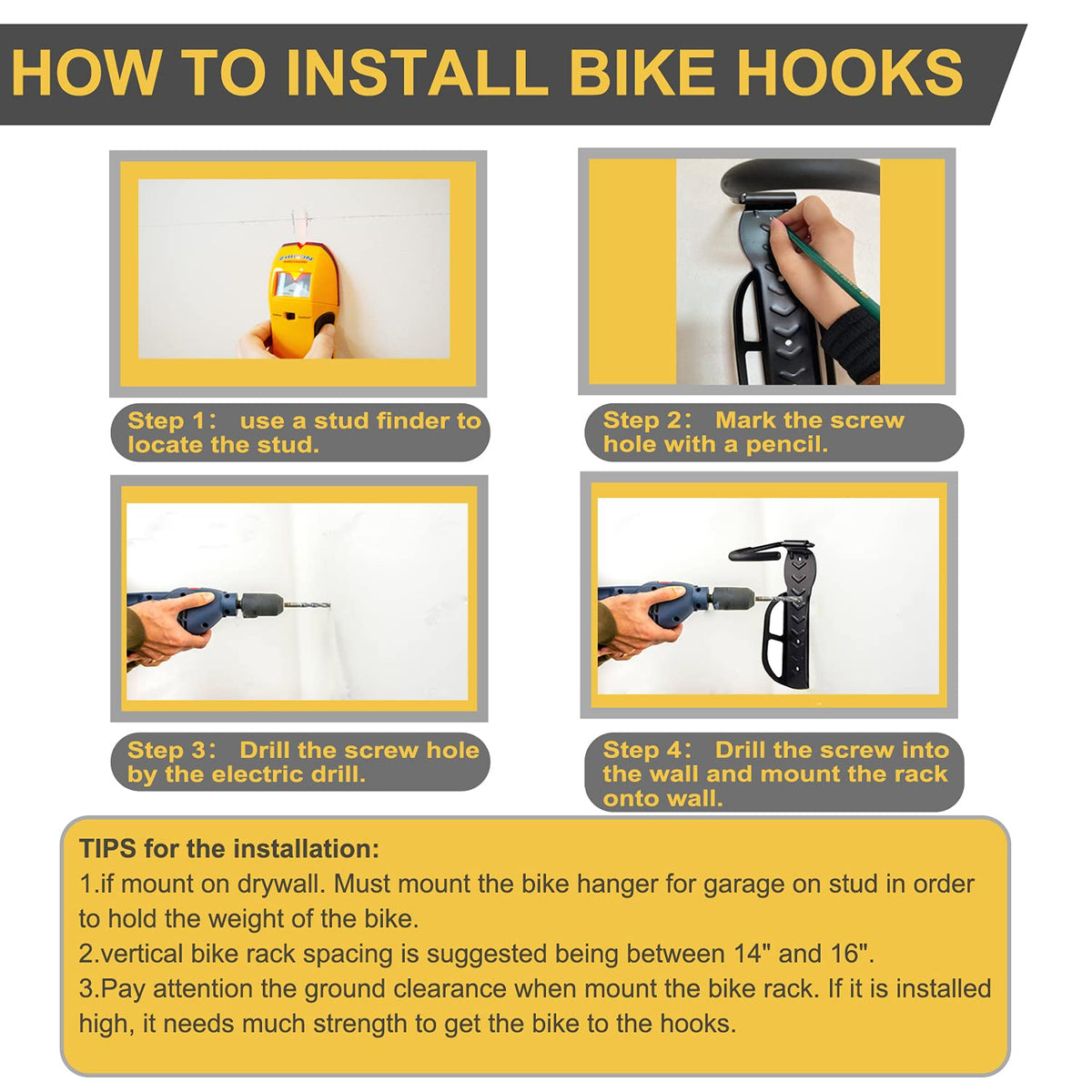 Laxama bike rack supports multiple bikes in a compact garage