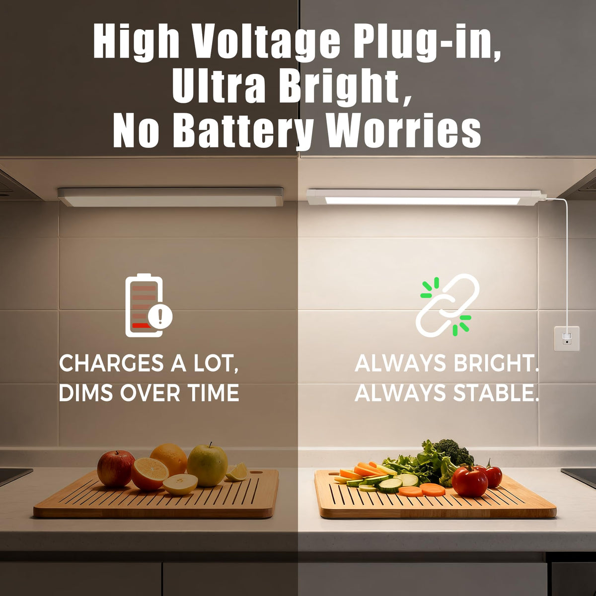 Lazukes 14-inch main unit shows slim, seamless lighting.
