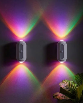 Lazukes motion sensor wall light with magnetic mounting for quick no-drill setup