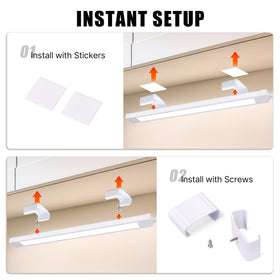 Lazukes plug-and-play setup for quick installation.