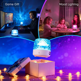 Lazukes touch-control shower light compatible with wet hands