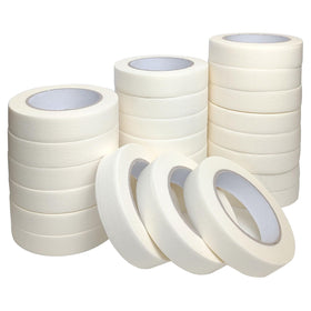 Lazybug Studio masking tape 1in rolls stacked for easy storage and access
