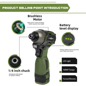 LAZYLAND 17V LED work light enhances visibility in dim work areas