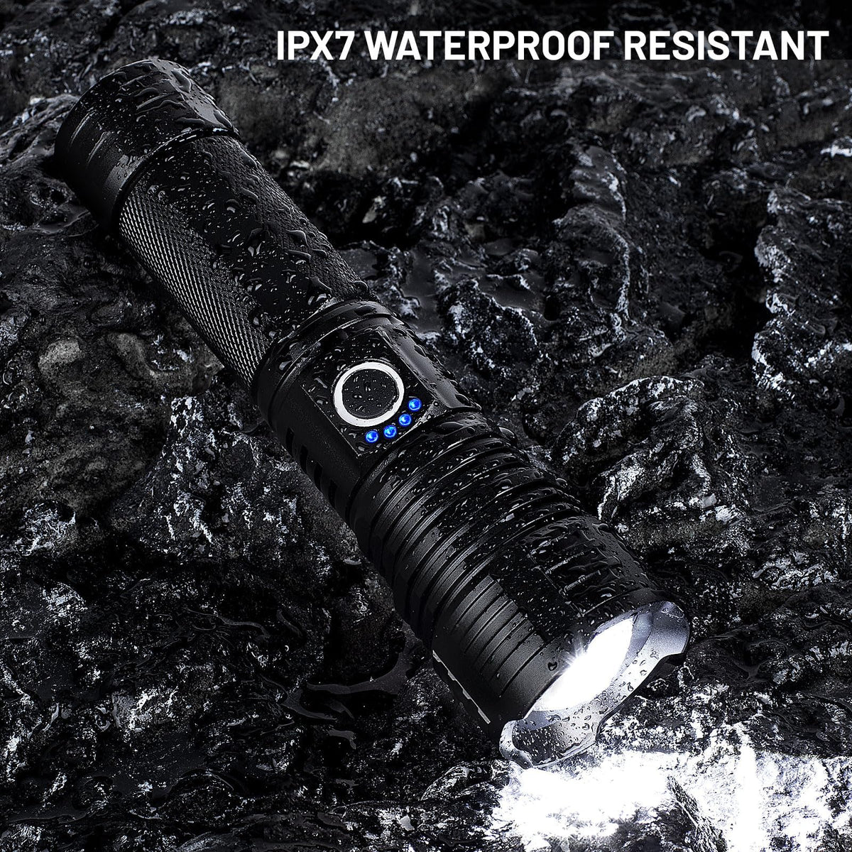 LBE IPX7 waterproof rating supports rain and splashes during adventures.