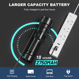 LBE USB-C charging enables quick recharges from car, wall, or laptop.