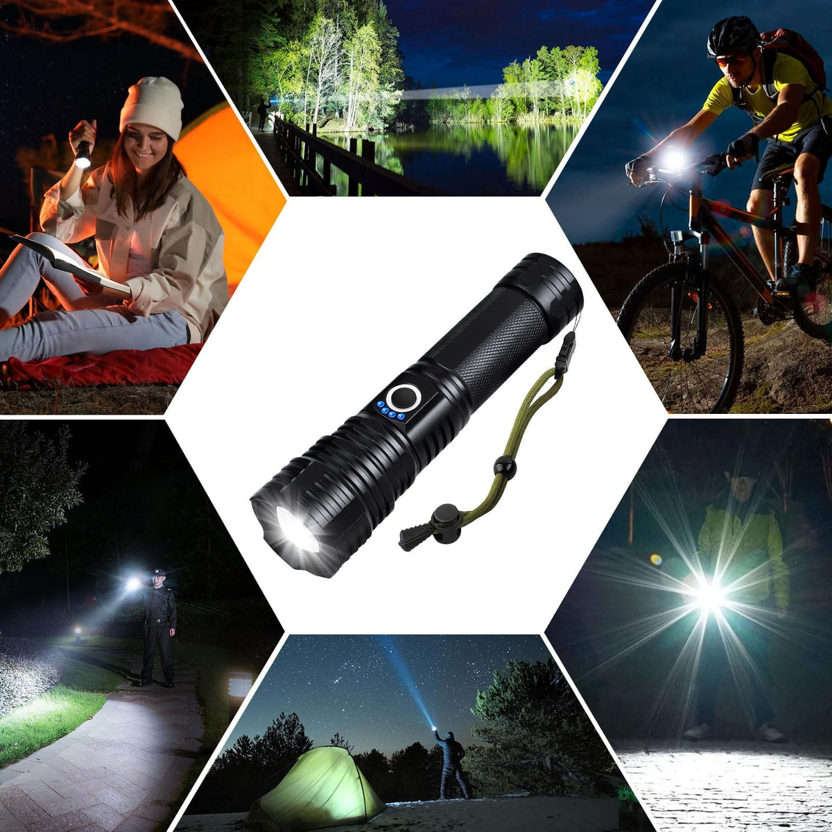LBE value pack includes two flashlights and extra accessories.