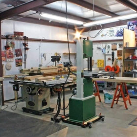 LBG four-pack protects equipment and floors during operation.