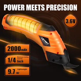 LBYNKY lightweight ergonomic handle reduces fatigue during long cutting sessions.