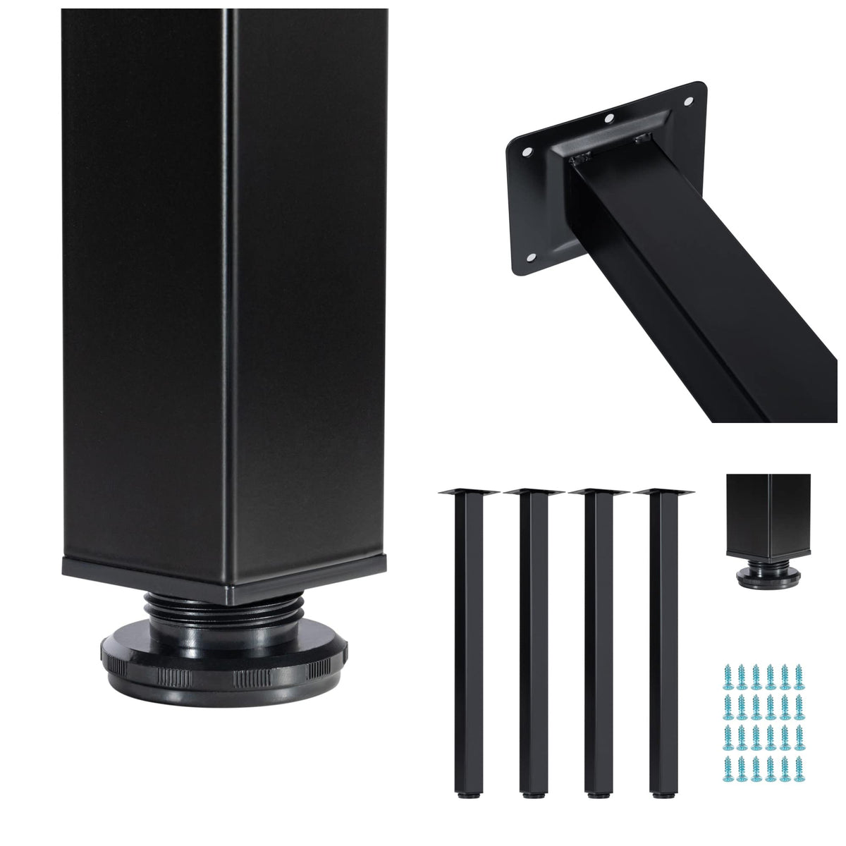 LCSDLHLSY matte black finish adds a classic mid-century look.