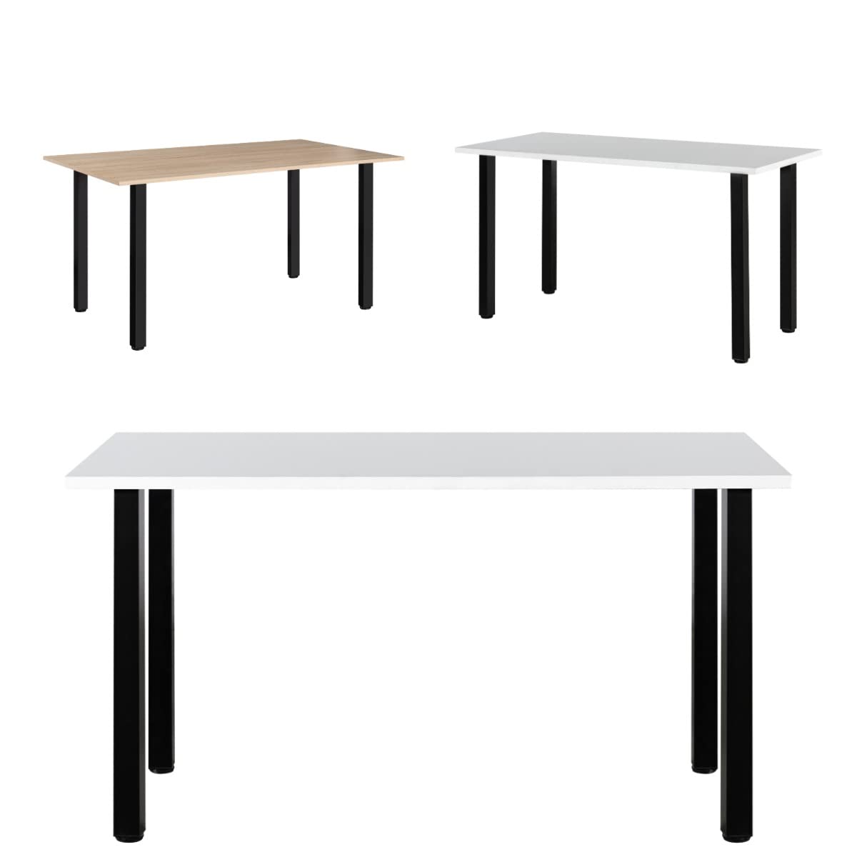 LCSDLHLSY package includes legs, screws, and floor protectors for easy setup.