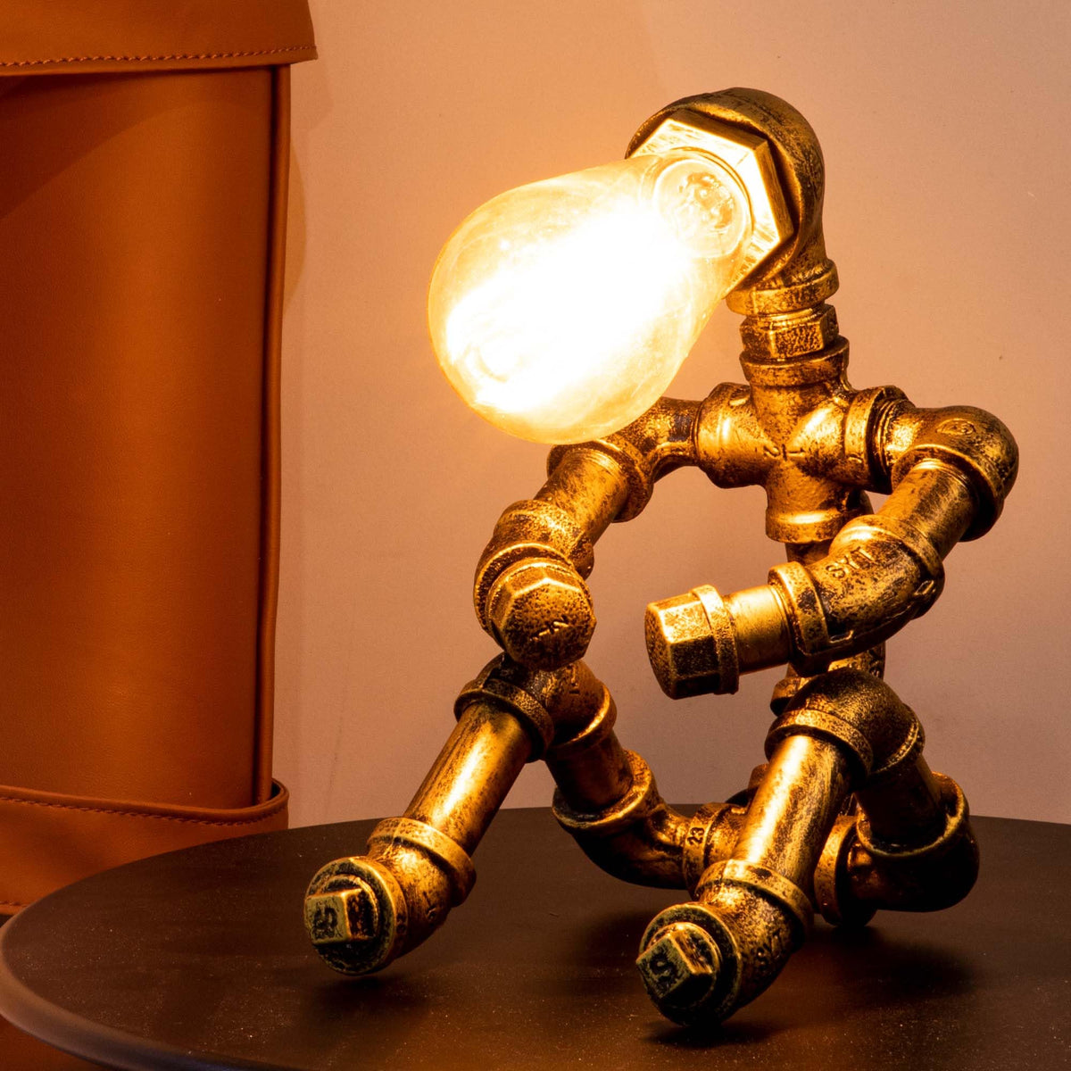 LCYY.TG lamp in bar or cafe setting enhances nostalgic, artisanal ambience.