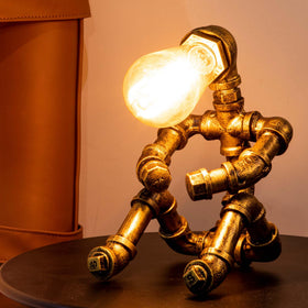 LCYY.TG lamp in bar or cafe setting enhances nostalgic, artisanal ambience.