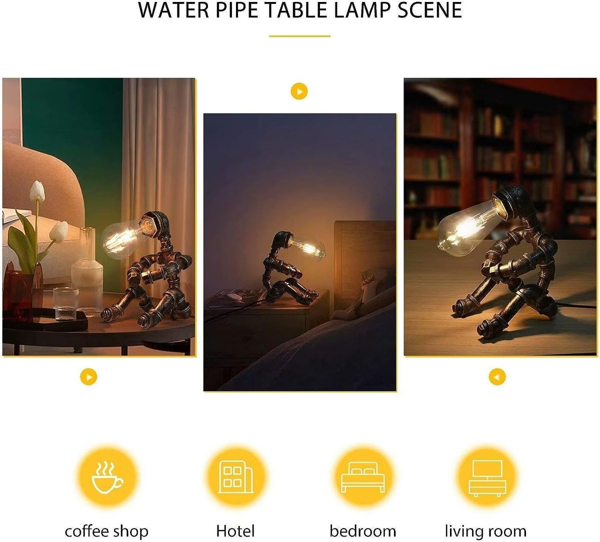 LCYY.TG lamp arrives ready to use with no installation required.