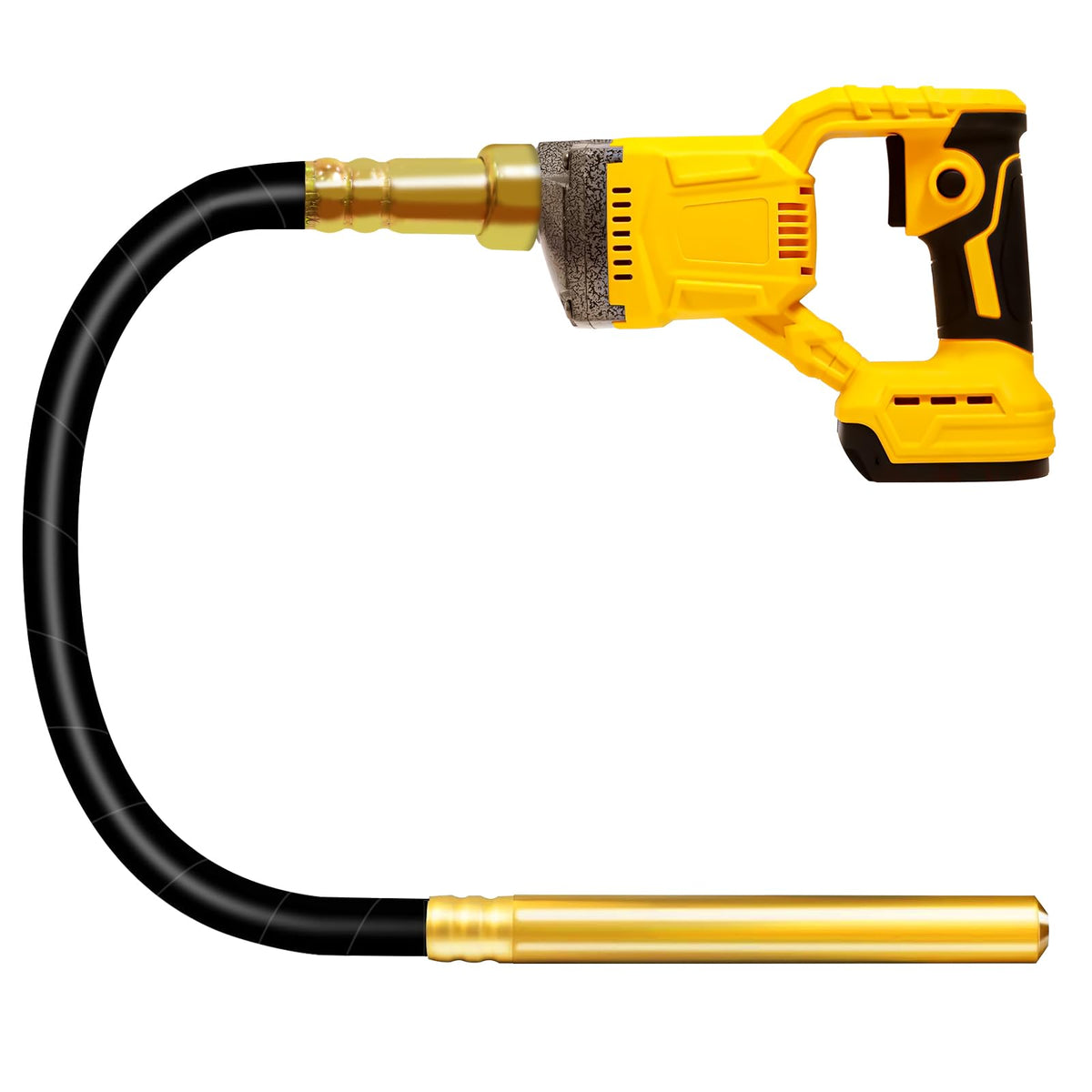 LCBBKYSQ handheld vibrator with 800W motor for powerful on-site vibration.