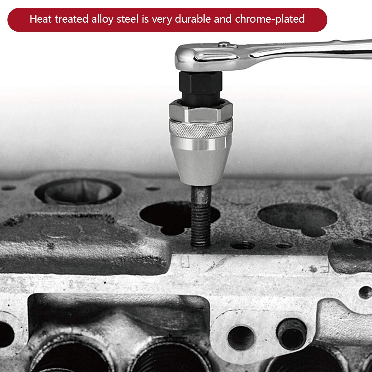 LCGP 3-jaw design close-up grips securely for easy extraction