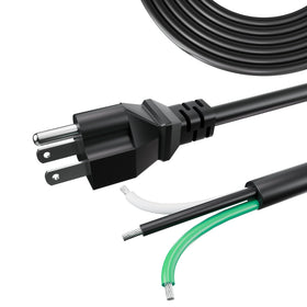 LCMLA 6ft 12 gauge power cord ready for heavy-duty use on appliances and tools.