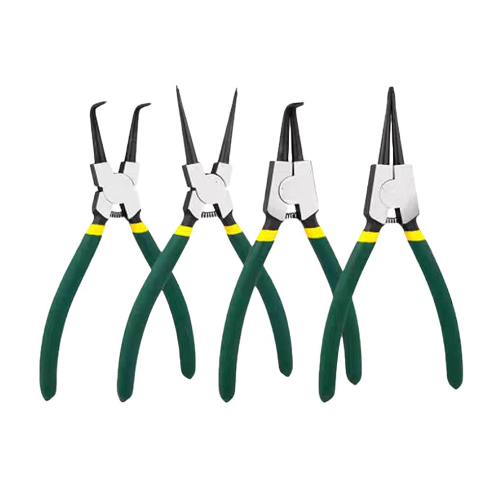 LCYLFH 7-inch 90-degree internal snap ring plier enables access in confined areas.