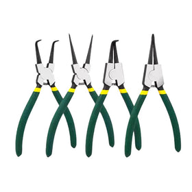 LCYLFH 7-inch 90-degree internal snap ring plier enables access in confined areas.