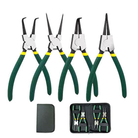 LCYLFH 7-inch straight internal snap ring plier for precise, one-handed installation in tight spaces.
