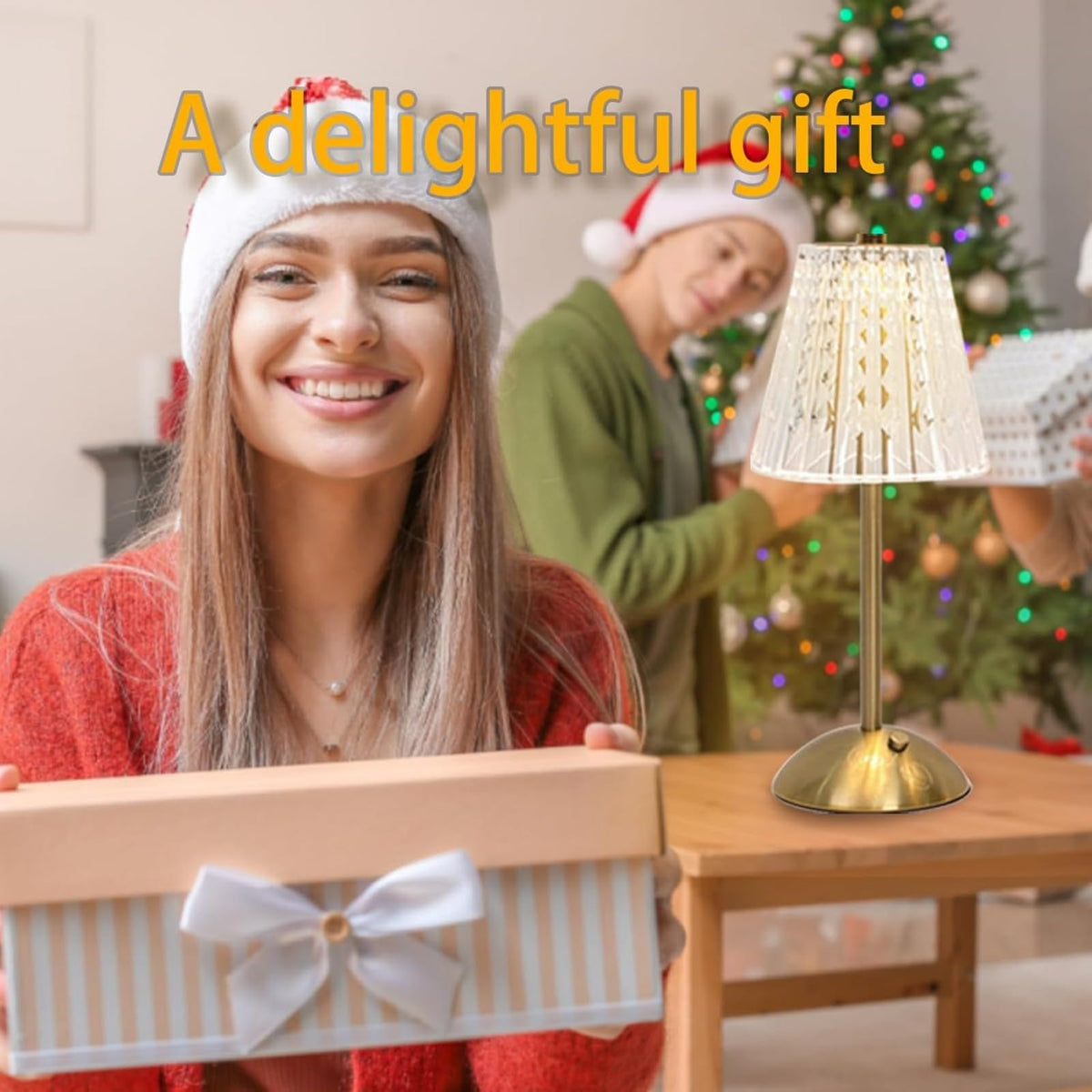 LCZYUYU crystal table lamp gift-ready packaging ideal for gifting