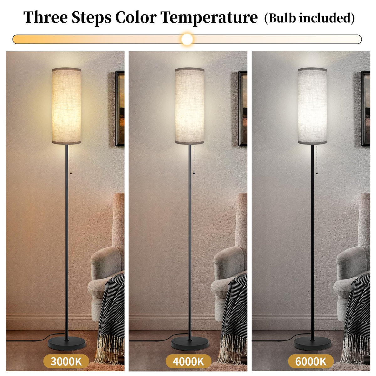 Ldeco minimalist tall design fits small spaces while delivering elevated lighting.