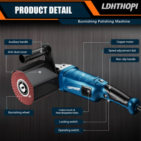 LDHTHOPI surface conditioning tool suits metal, stainless steel, wood polishing tasks