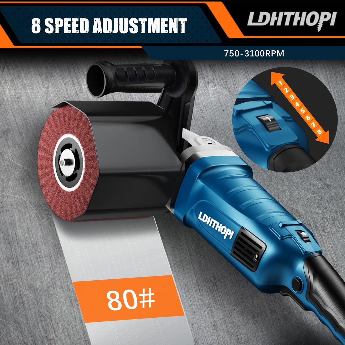 LDHTHOPI universal roller polishing wheel enables easy wheel changes