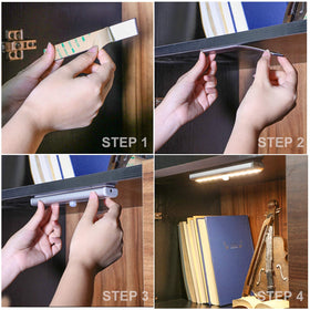 LDOPTO multiuse lighting kit for kitchen, closet, and hallway