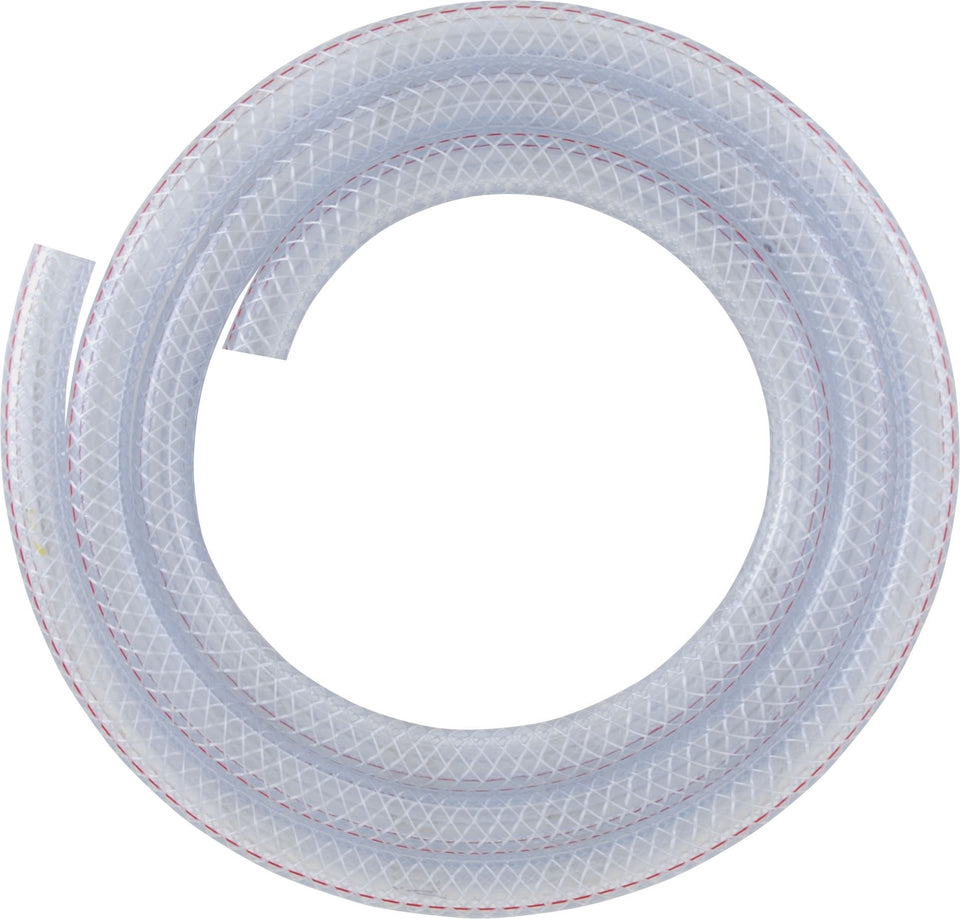 LDR Industries 516 B3810 clear braided tubing for versatile liquid transfer in food and beverage applications