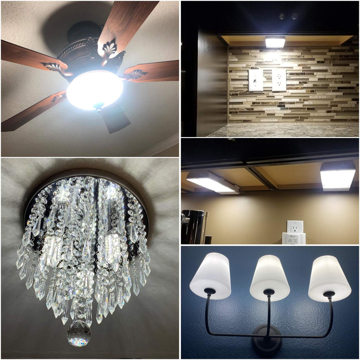 LDSZM LED bulb pack of 4 for multiple fixtures