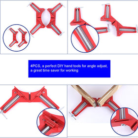 LTDOOIT cabinet and furniture joints reinforced with clamps.