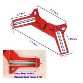 LTDOOIT rotating jaw clamp adjusts easily to different thicknesses.