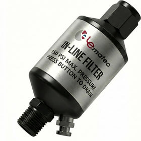 LE LEMATEC AI303 front view shows durable aluminum housing for moisture defense.