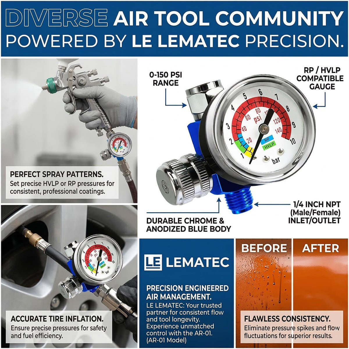 LE LEMATEC brass valve built for reliable performance in busy shops