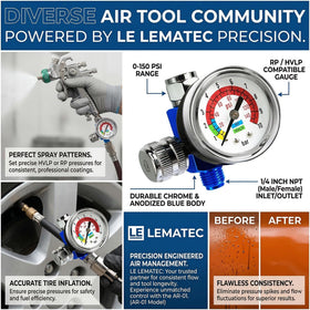 LE LEMATEC brass valve built for reliable performance in busy shops